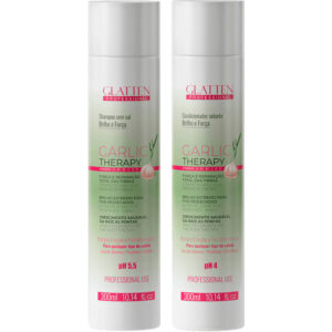 Glatten Garlic Therapy - Kit Óleo de Alho Força e Reparação Duo (2 Produtos)