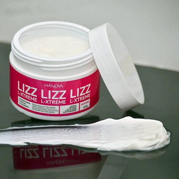 Hanova Lizz L-Xtreme - Máscara Intensificadora de Brilho e Liso 300g - Imagem 2