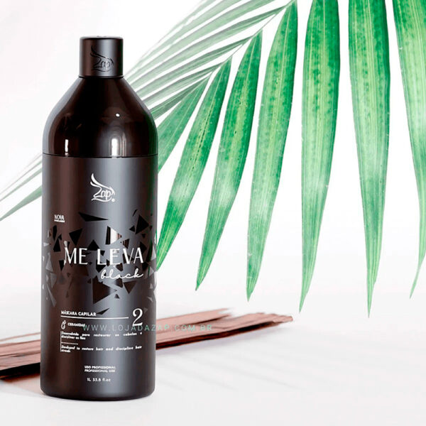 Zap Me Leva Black - Escova Progressiva 2x 1L - Imagem 3