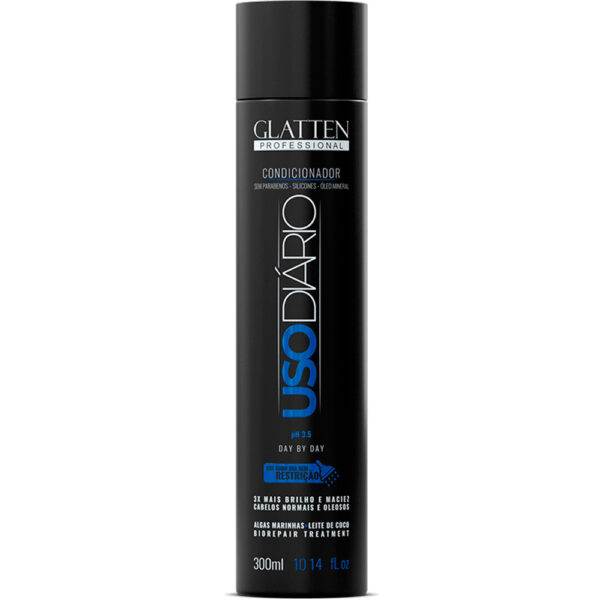 Glatten Uso Diário - Condicionador Algas Marinhas Leite de Coco 300ml