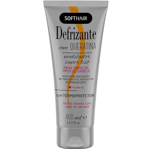 Soft Hair - Defrizante com Queratina Reposição de Massa 400ml