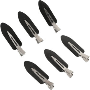 Nobrand - Kit Grampos de Cabelo Reto Sem Dobra Preto (6 Peças)