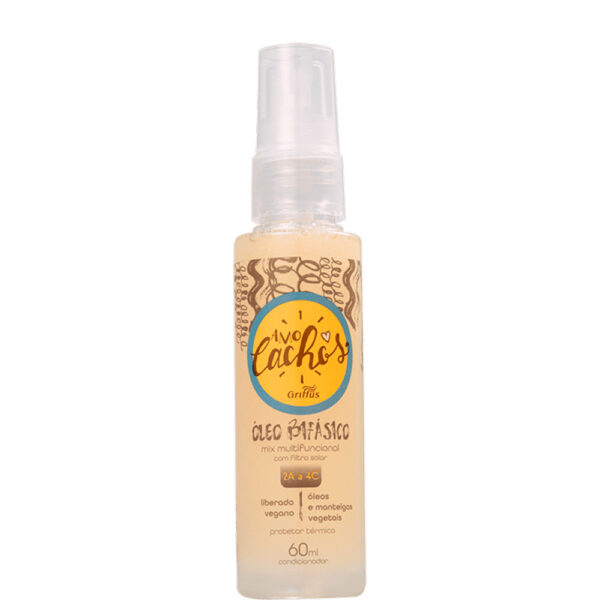 Griffus Amo Cachos - Óleo Bifásico Mix Funcional Protetor Térmico 60ml