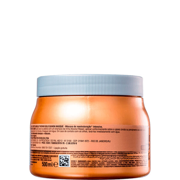 L'Oréal Professionnel Absolut Repair Gold Quinoa + Protein - Máscara Golden Lightweight 500g - Imagem 2