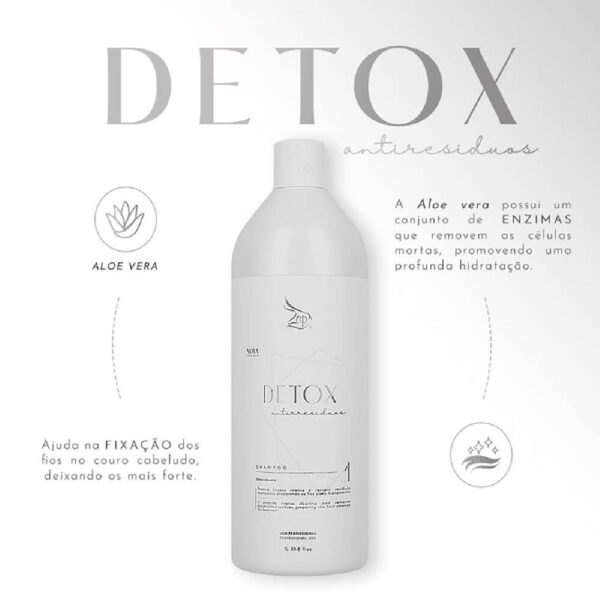 Zap Me Leva Black - Kit Escova Progressiva Ceramidas e Sericina 2x 500ml - Imagem 3