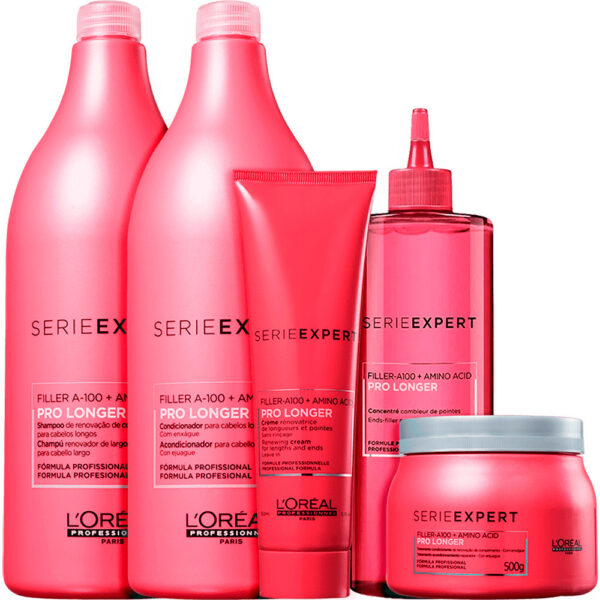 L'Oréal Professionnel Pro Longer - Kit Cabelos Longos Pontas Afinadas Completo Fracionado (5 Produtos)