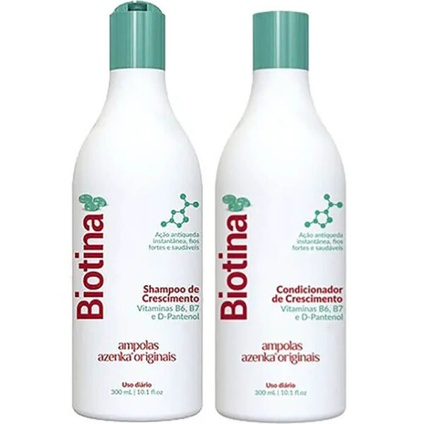Azenka Biotina - Kit de Crescimento Duo (2 Produtos)
