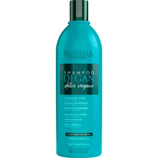 Prohall Degan - Shampoo Detox Vegano Limpeza Profunda 1L
