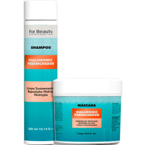For Beauty Hialuronic Preenchedor - Kit Harmonização Capilar Duo (2 Produtos)