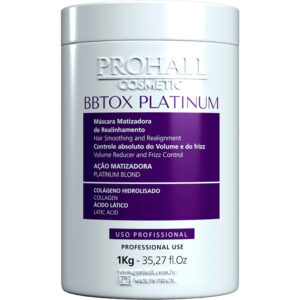 Prohall Max Blond Platinum - Btox Revitalizador Anti-Yellow 1kg