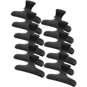 Santa Clara - Kit Piranhas Plásticas Preto (12 Peças)