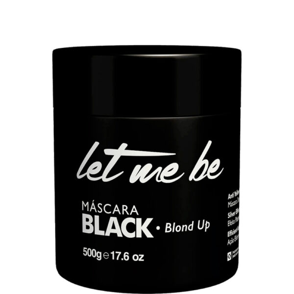 Let Me Be - Máscara Matizadora Black Platinado Acizentado 500g