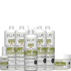 Felps Cachos - Kit Azeite de Abacate Completo (7 Produtos)