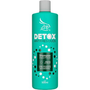 Zap Detox Menta - Shampoo Antirresíduos Refrescante Limpeza Profunda 500ml