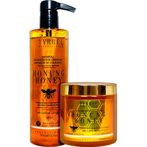 Tyrrel Honung Honey - Kit Reconstrutor Reposição de Colágeno (2 Produtos)