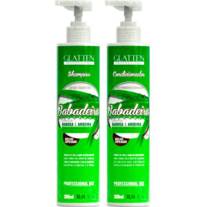Glatten Babadeira - Kit Brilho Espelhado Babosa e Aroeira Duo (2 Produtos)