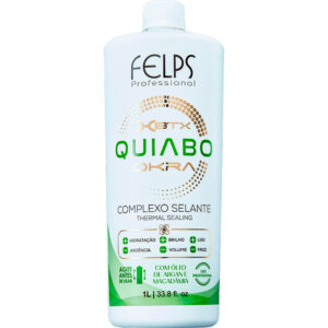 Felps XBTX Quiabo Okra - Escova Progressiva Orgânica Sem Formol 1L