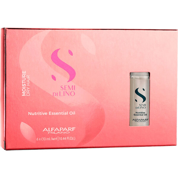 Alfaparf Semi Di Lino Moisture Dry Hair - Ampola Nutritive Essencial Oil 13ml - Imagem 3