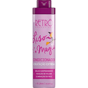 Retrô Liso Magia - Condicionador Desmaia Cabelo Hidratação Extrema 1L