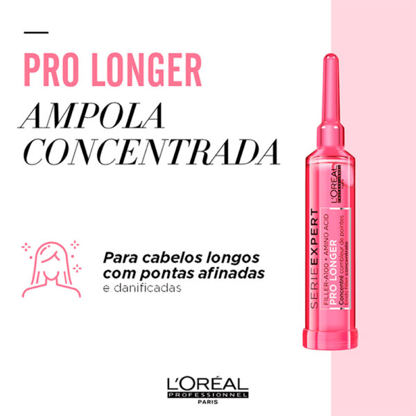 L'Oréal Professionnel Pro Longer - Kit Preenchimento de Pontas Proteção Térmica Fracionado (3 Produtos) - Imagem 5