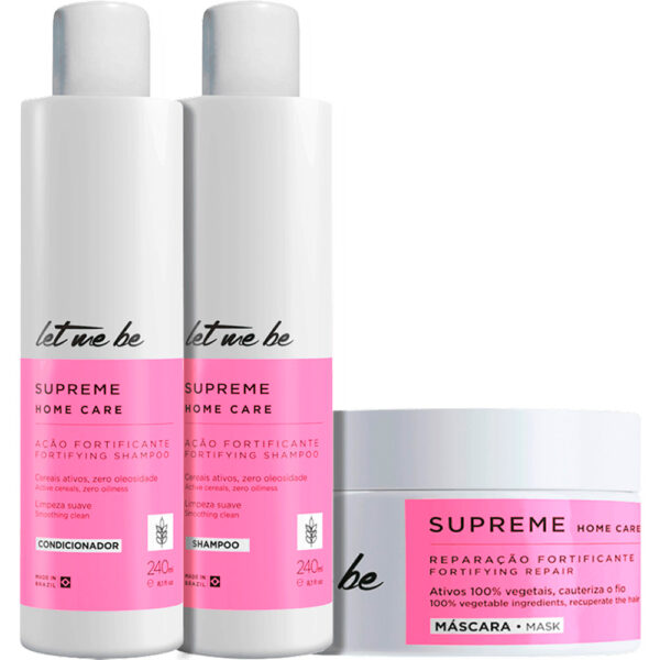 Let Me Be Supreme - Kit Home Care Cabelos Desvitalizados (3 Produtos)