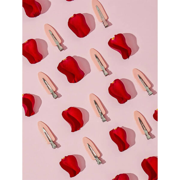 Nobrand - Kit Grampos de Cabelo Reto Sem Dobra Rosa (10 Peças) - Imagem 2