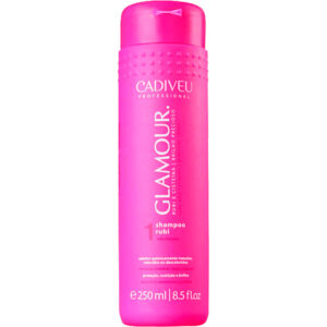 Cadiveu Glamour - Shampoo Rubi para Quimicamente Tratados 250ml