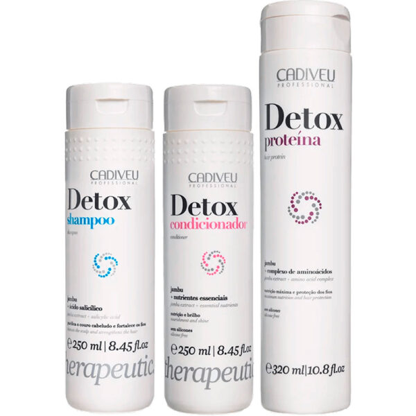 Cadiveu Detox Therapeutic - Kit Home Care (3 Produtos)