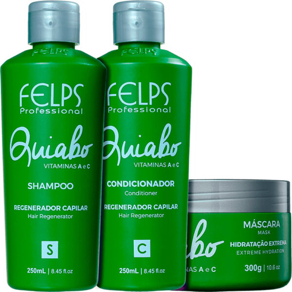 Felps Quiabo - Kit Regeneração Trio (3 Produtos)