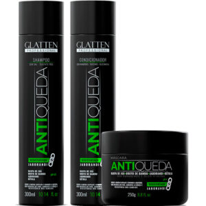 Glatten Antiqueda - Kit Stop Queda Jaborandi Trio (3 Produtos)