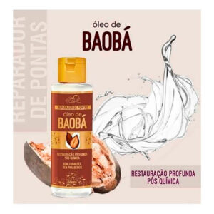 Belkit Óleo de Baobá - Reparador de Pontas Restauração Pós Química 60ml