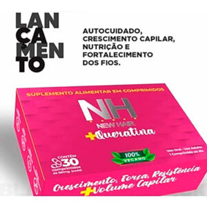 Belkit NH New Hair - Suplemento Alimentar + Queratina 100% Vegano (30 comprimidos)