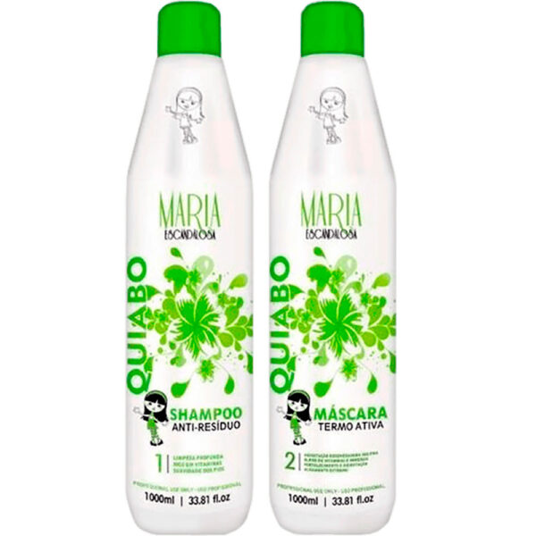Maria Escandalosa - Escova Progressiva de Quiabo 2x 1L