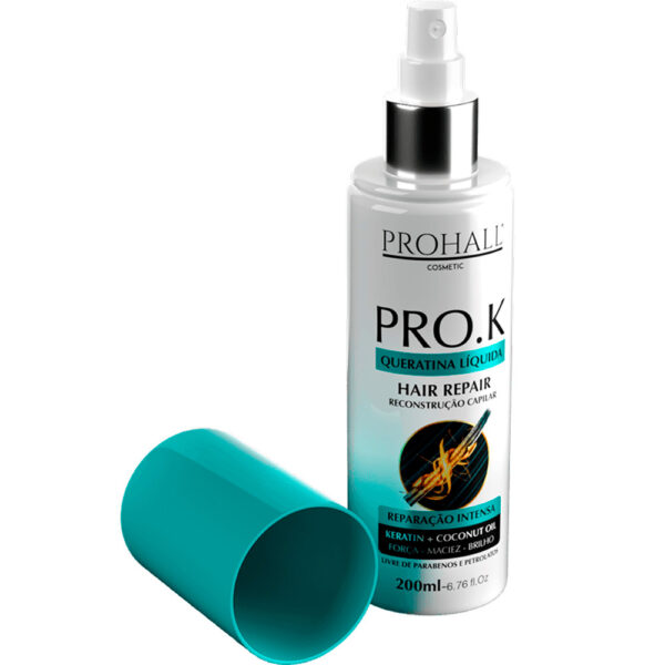Prohall Pro.K - Queratina Líquida Reconstrução Instantânea 200ml - Imagem 2
