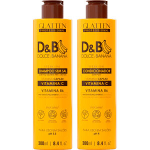 Glatten D&B Dolce Banana - Kit Vitamina Capilar Duo (2 Produtos)