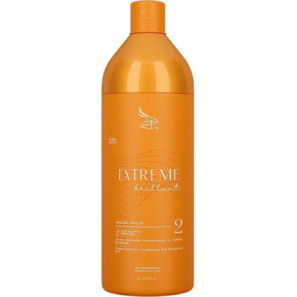 Zap Extreme Brilliant - Escova Progressiva Óleo de Chia e Queratina 1L