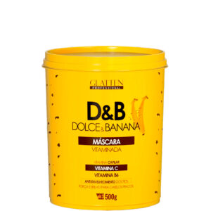 Glatten D&B Dolce Banana - Máscara Vitamina Capilar 500g