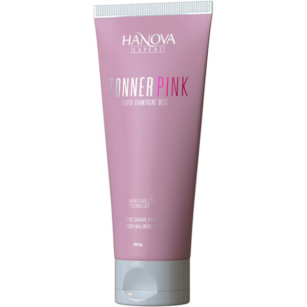 Hanova Expert Tonner Pink - Máscara Matizadora Efeito Champagne Bege 180g