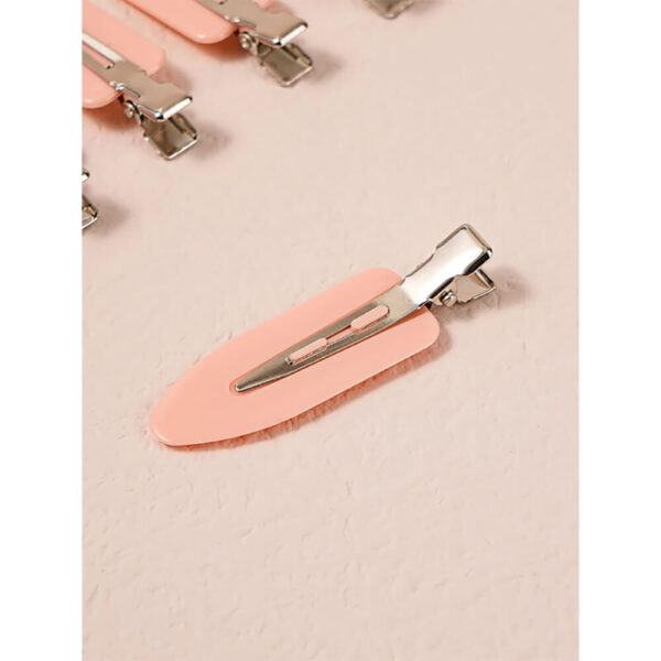 Nobrand - Kit Grampos de Cabelo Reto Sem Dobra Rosa (10 Peças) - Imagem 4