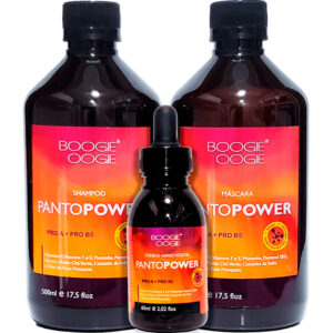 Boogie Oogie PantoPower - Kit Crescimento Capilar Multivitaminas Trio (3 Produtos)