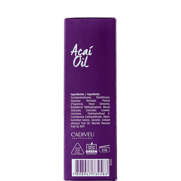 Cadiveu Açaí Oil - Óleo de Tratamento e Restauração Profunda 60ml - Imagem 4