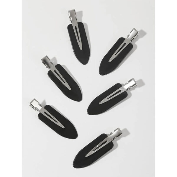 Nobrand - Kit Grampos de Cabelo Reto Sem Dobra Preto (6 Peças) - Imagem 2