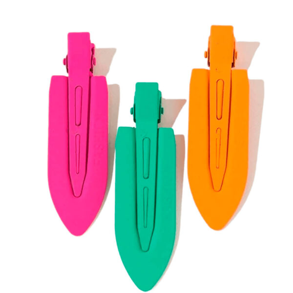 Nobrand - Kit Grampos Presilhas de Cabelo Simples Multicor (3 Peças)