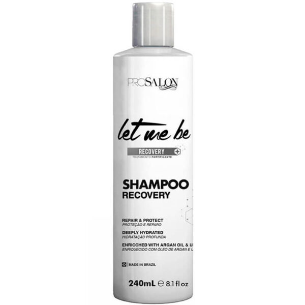 Let Me Be Recovery - Shampoo Tratamento Fortificante Argan e Uréia 250g
