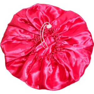 N&S - Touca de Cetim Dupla Camada Antifrizz Rosa