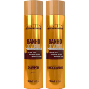 Glatten Banho de Verniz - Kit de Brilho Duo (2 Produtos)