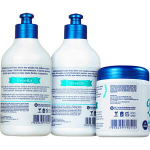 Retrô Leite Doce - Kit Hidratante Proteína do Leite Trio (3 Produtos)