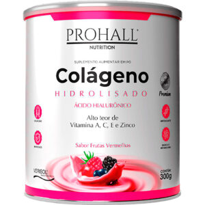 Prohall Colágeno Hidrolisado Verisol - Suplemento em Pó Cabelos Pele Unhas 300g