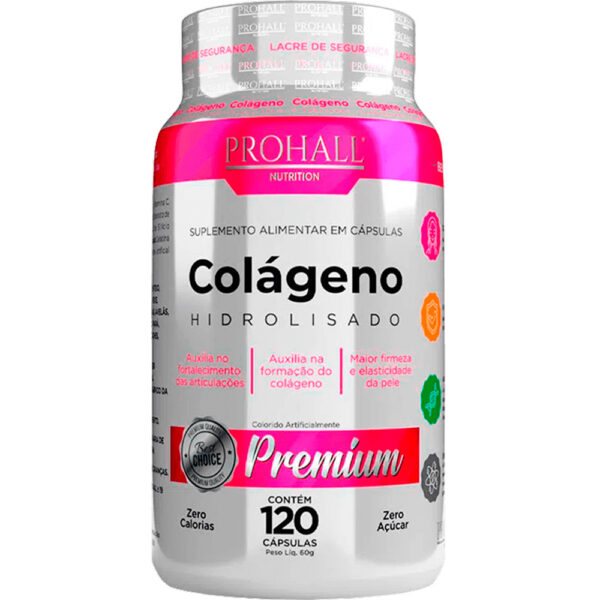 Prohall Colágeno - Cápsulas Firmeza da Pele Anti-aging 60 dias