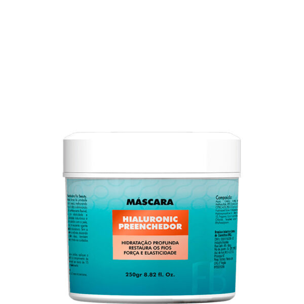 For Beauty Hialuronic Preenchedor - Máscara de Hidratação Profunda 250g